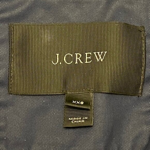 J. CREW Downtown Field Cotton Jacket Zip Snaps Front Utility Military Style - Picture 8 of 14